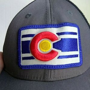colorado Accessories - Colorado Flag Trucker Hat colorado Accessories - Colorado Flag Trucker Hat